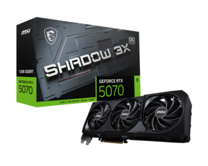 Graphics card MSI GeForce RTX 5070 12G SHADOW 3X OC