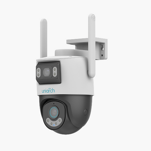 كاميرا PTZ خارجية بعدستين بمدى أقصى WIFI6 IP66 5MP+5MP موديل Uho-P2S-M55F34 من UNIARCH