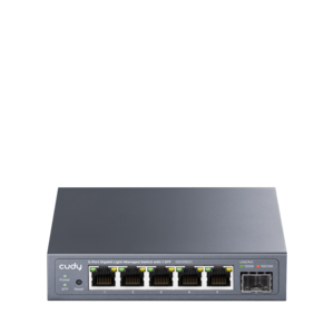 مبدّل شبكة 5-Port Gigabit Easy-Managed Switch with 1 SFP