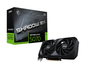 Graphics card MSI RTX 5070 12G SHADOW 2X OC