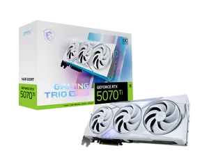 Graphics card RTX 5070 Ti 16G GAMING TRIO OC WHITE