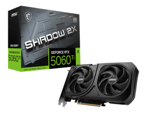 Graphics card MSI GeForce RTX 5060 Ti 8G SHADOW 2X OC PLUS