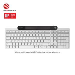 Lenovo 800 Self-Charging Bluetooth Keyboard-Hebrew GY41R69592