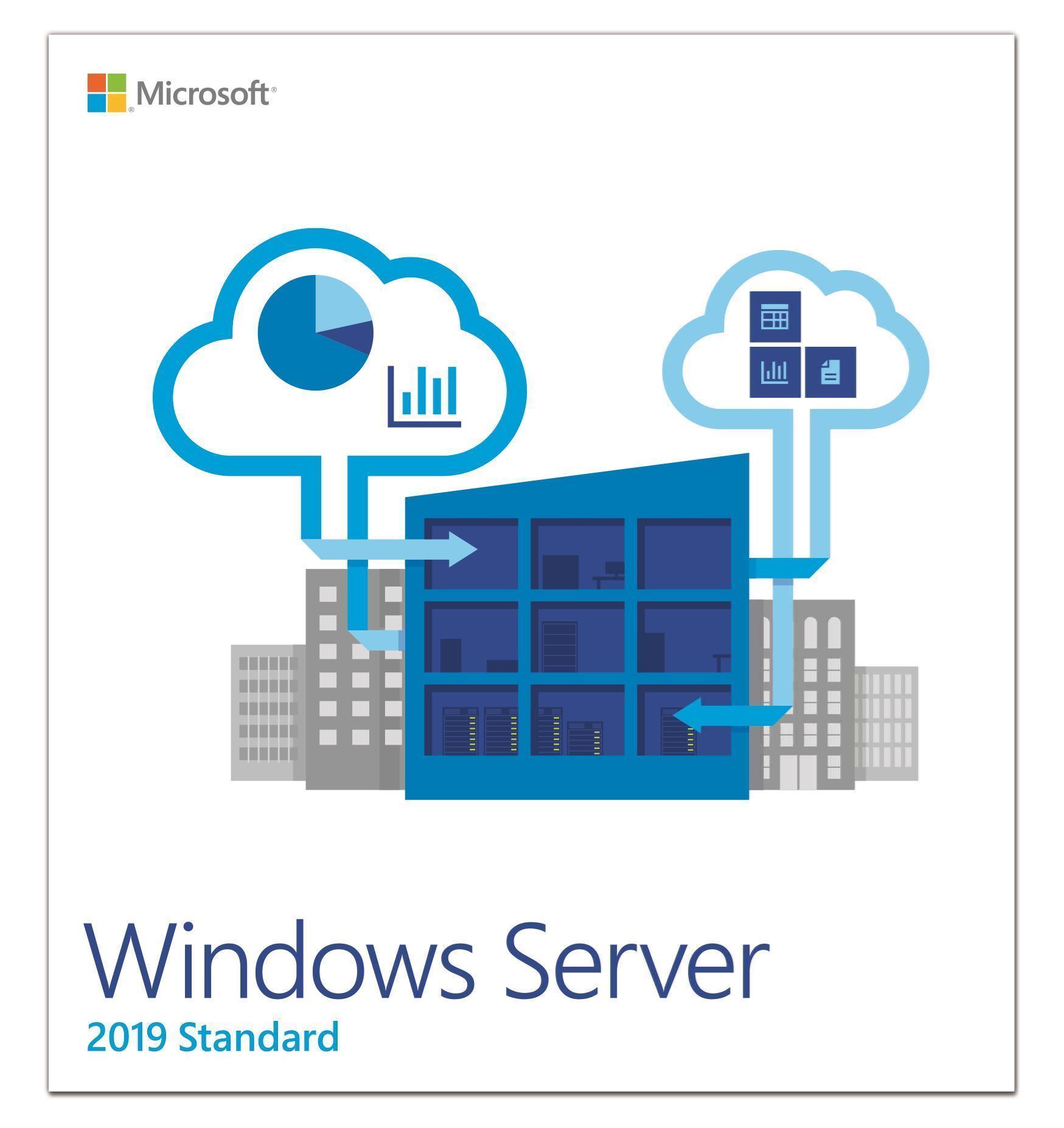 Windows Svr Std 2019 English 1pk DSP OEI 4Cr NoMedia/NoKey (APOS) AddLic WINDOWS