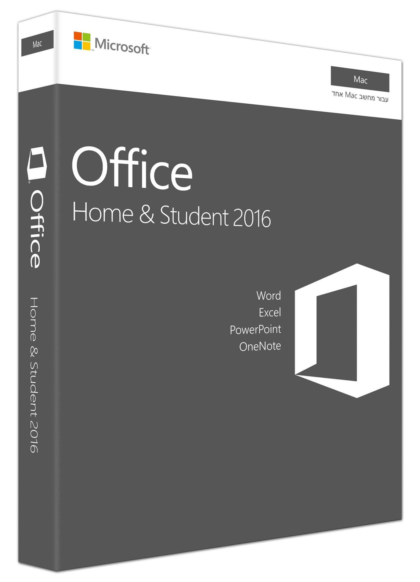 Office Mac Home Student 2016 English Medialess OFFICE