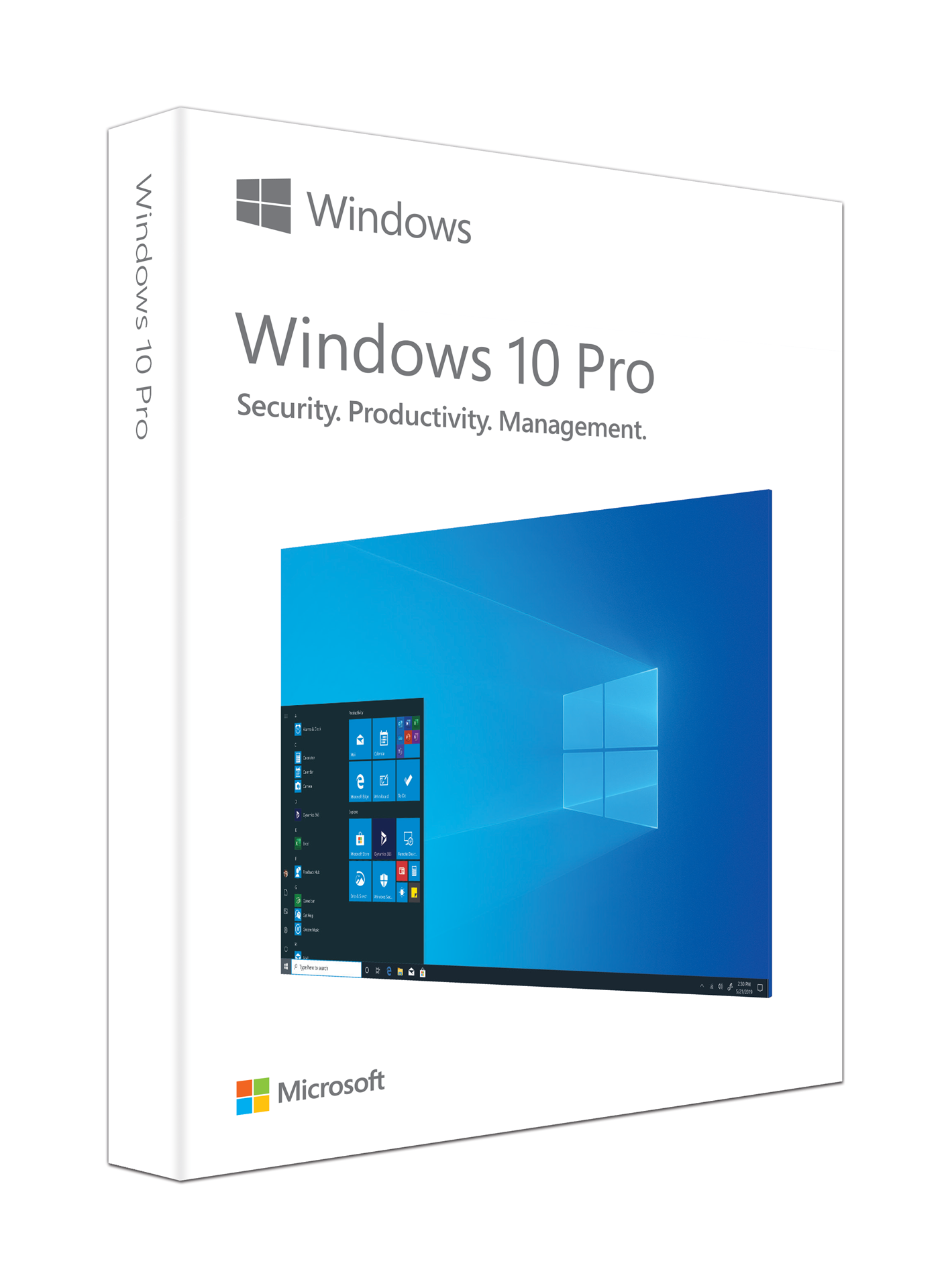 Win 10 Pro FPP 32-bit/64-bit Eng عبوة بيع بالتجزئة USB WIN