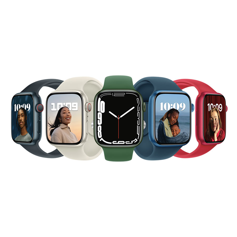 Apple Watch Series 7 GPS + Cellular, 41mm Aluminium Case Sport Band - Regular APPLE