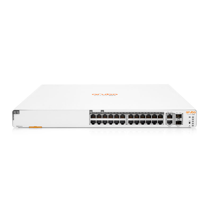 Aruba Instant On 1960 24G 20p CL4 4p CL6 PoE 2XGT 2SFP+ 370W Switch ARUBA