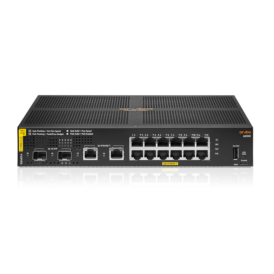 Aruba 6000 12G CL4 2SFP 139W Switch ARUBA