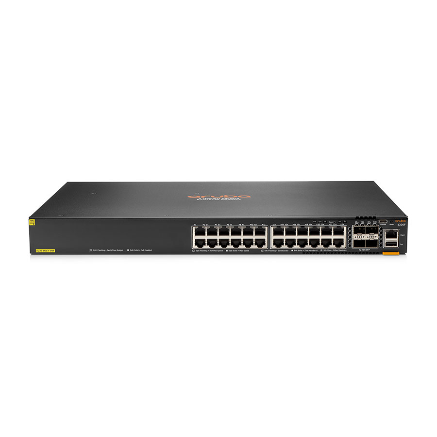 Aruba 6200F 24G Class4 PoE 4SFP+ 370W Switch ARUBA