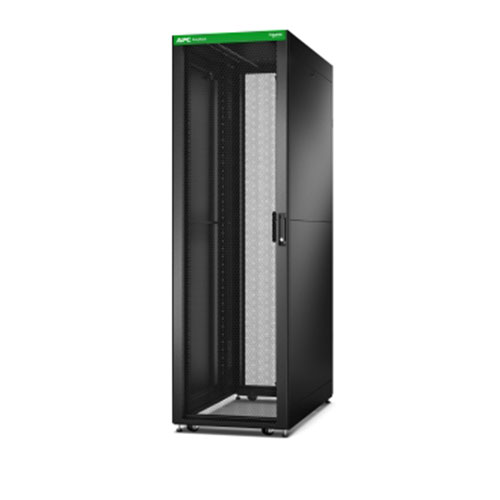 APC Easy Rack 600mm/42U/1200mm with Roof, Side panel,castors,feet and 4 Brackets, No Bottom, black APC