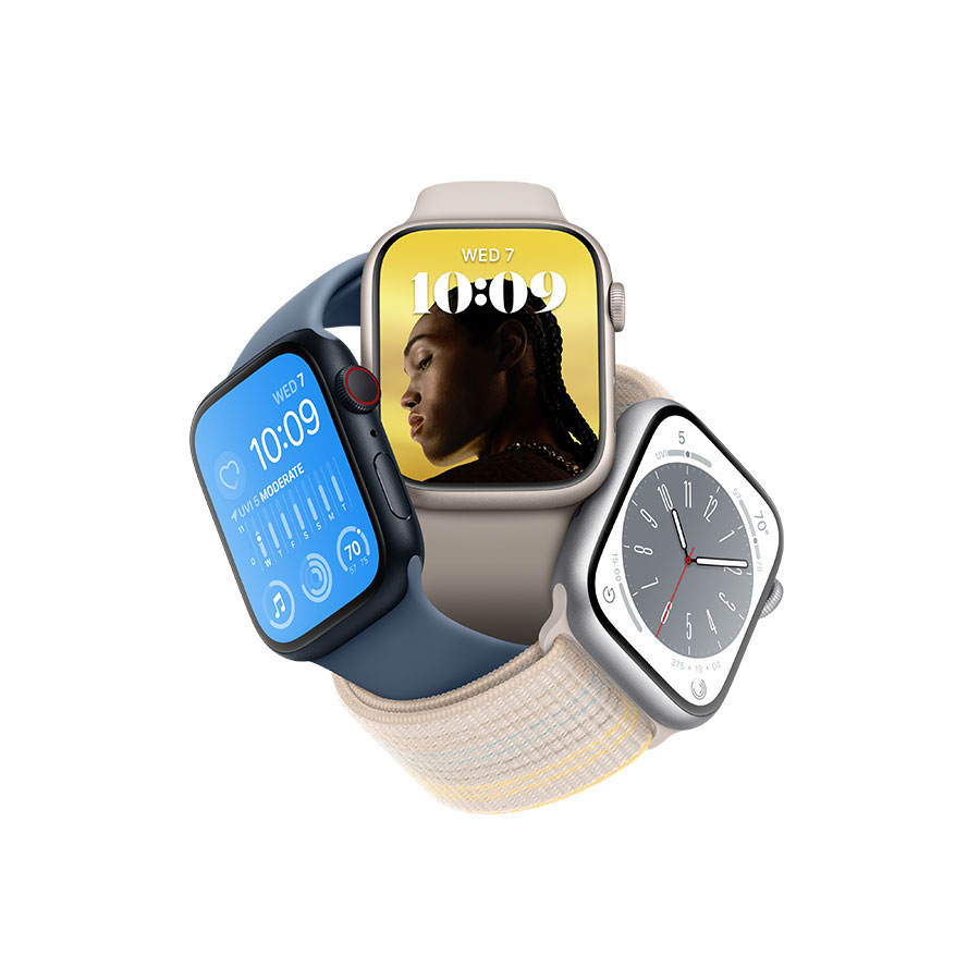 Apple Watch Series 8 GPS + Cellular 41mm Aluminium Case with Sport Band - Regular APPLE
