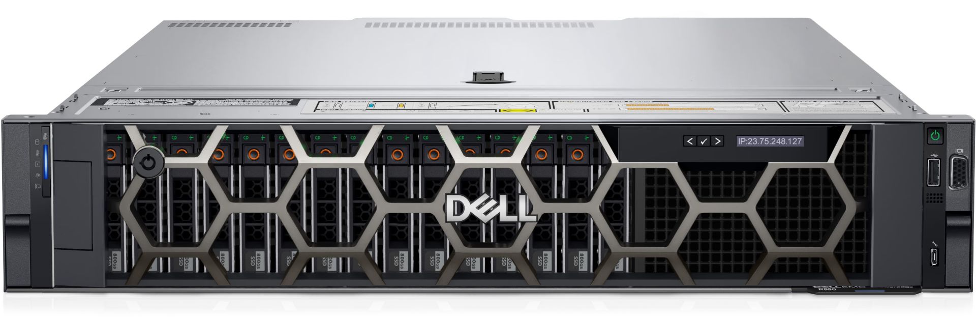 Dell R550 16 SFF Cage, H755/8G 2x800W DELL