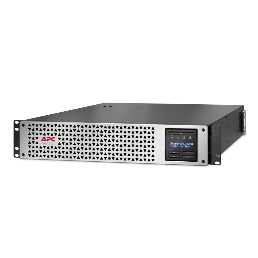 APC Smart-UPS Line Interactive 2200VA, Lithium-ion, Rack, 2U, 230V, 8x IEC C13 + 1x IEC C19, SmartConnect, w/Network Management Card, AVR, LCD APC