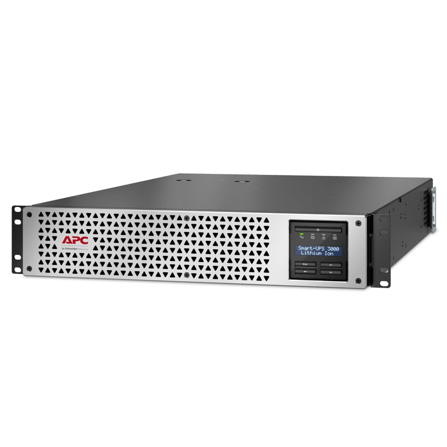 APC Smart-UPS Line Interactive 3000VA, Lithium-ion, Rack, 2U, 230V, 8x IEC C13 + 1x IEC C19, SmartConnect, w/Network Management Card, AVR, LCD APC