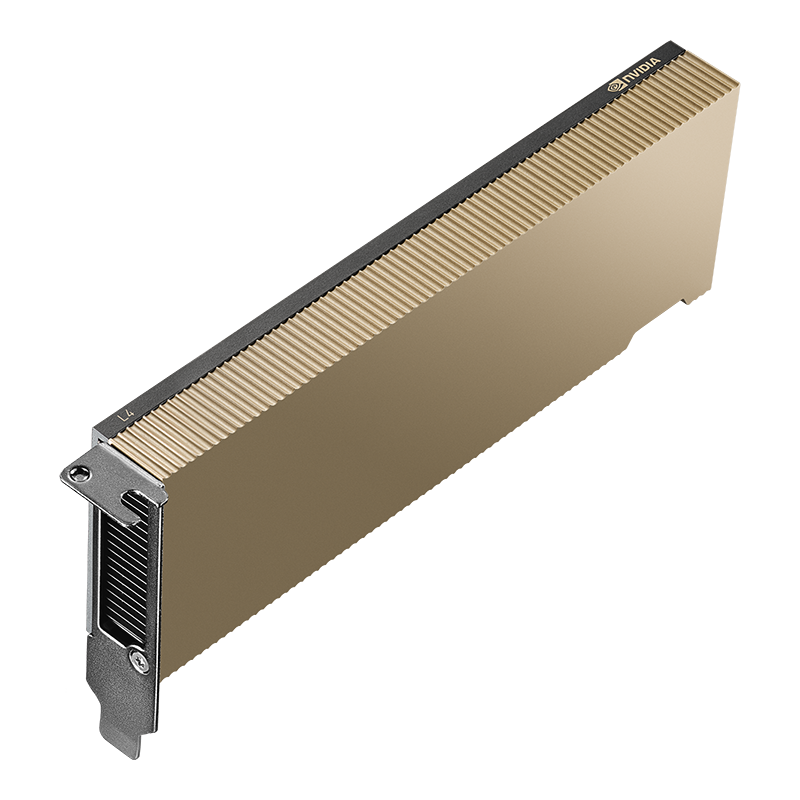 NVIDIA L4 - Passive PCIe 24GB ATX bracket installed/LP bracket in box NVIDIA