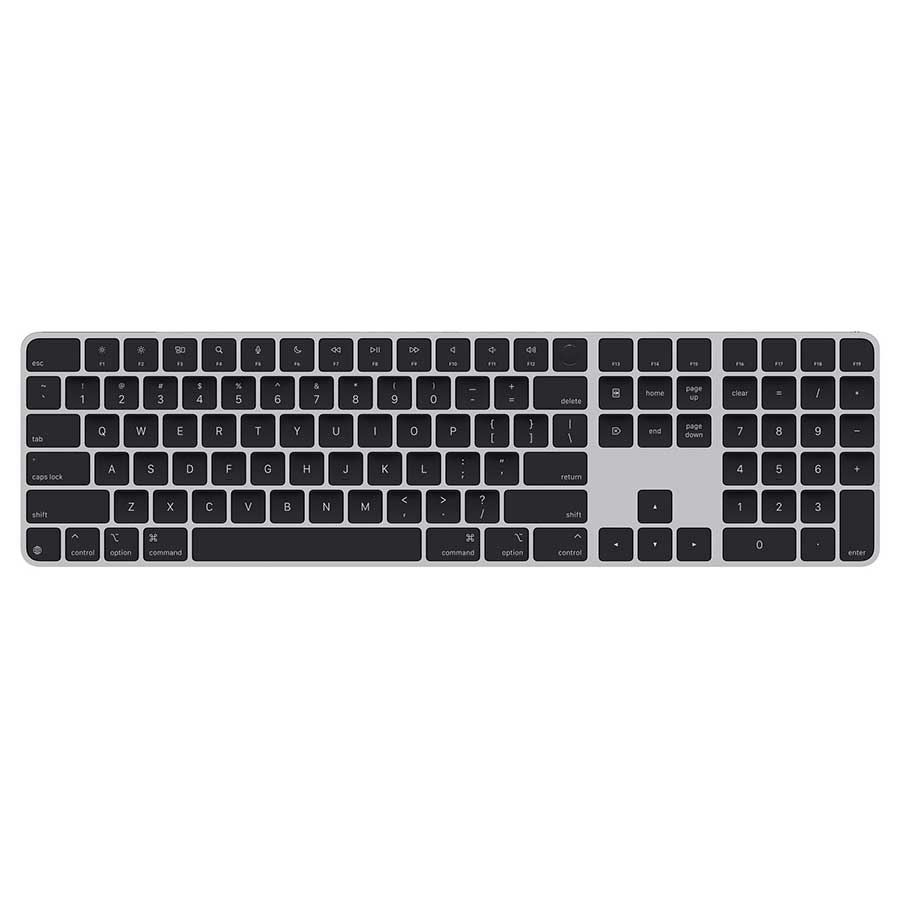 Apple Magic Keyboard with Touch ID and Numeric Keypad for Mac models with Apple silicon - Black Keys APPLE