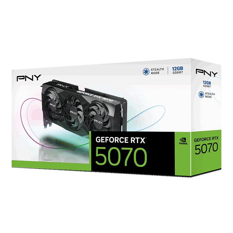 GeForce RTX™ 5070 12GB Overclocked Triple Fan GPU GEFORCE