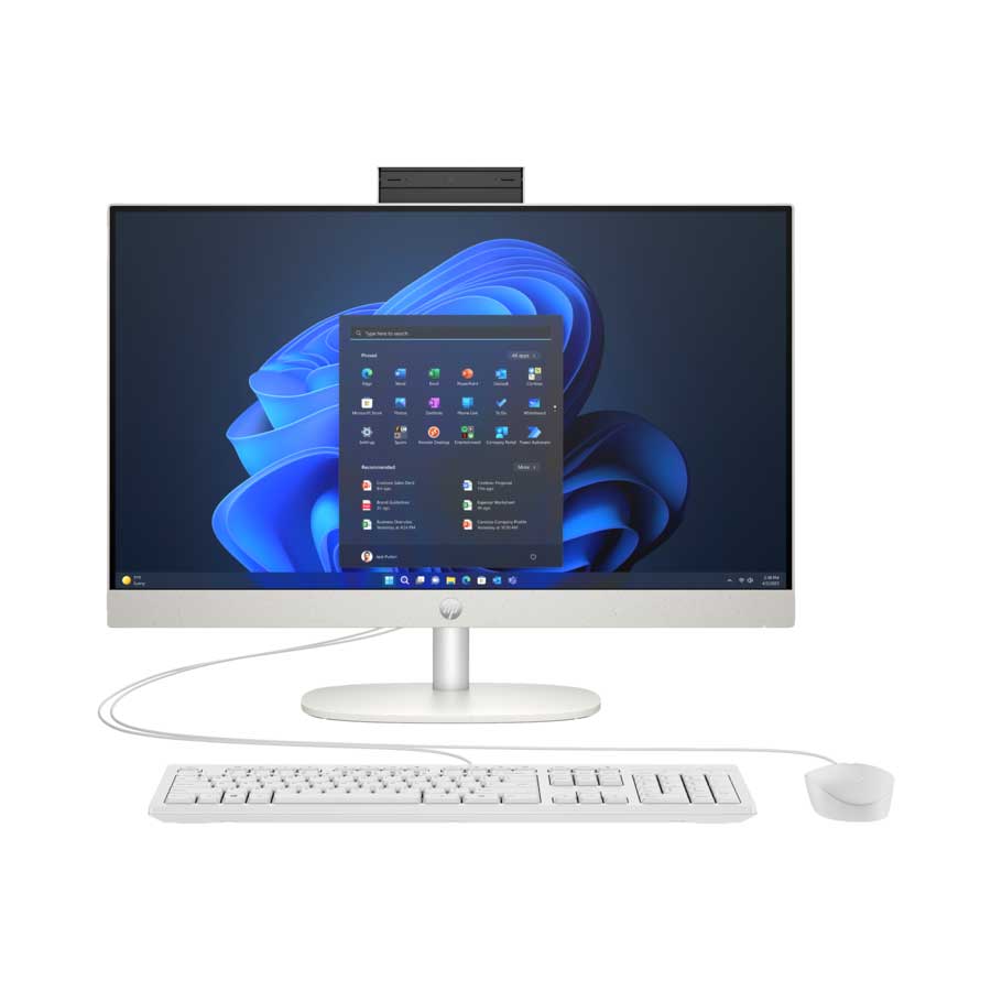 HP AIO 240 G10 24’ FHD i5-1334U/16GB (1X16)/512SSD/WIN11PRO/WIFI/WHITE/3YOS HP