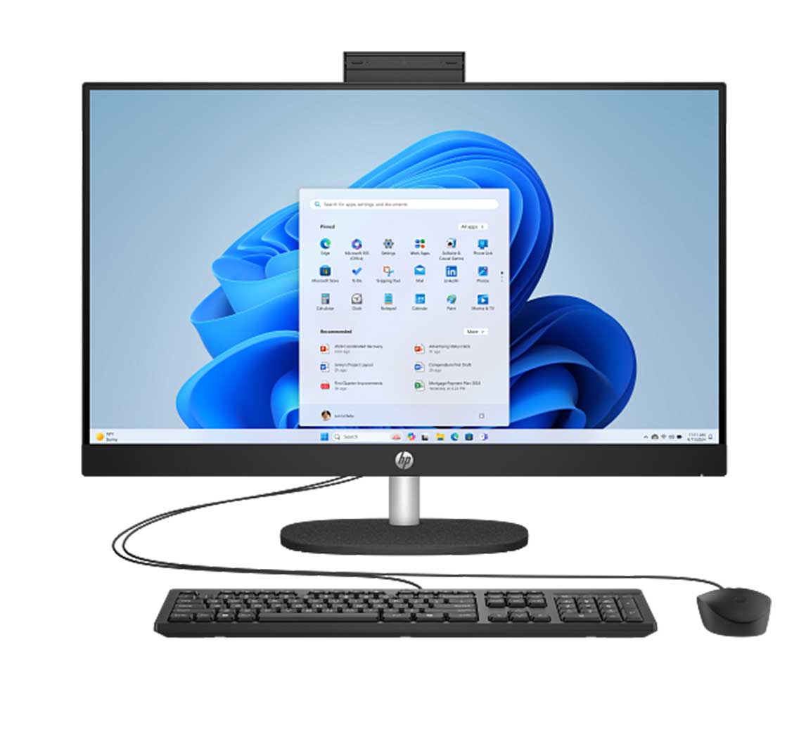 HP AIO 27" Touch 27-cr2003nj/ Ultra5 225U/16GB (1x16GB) DDR5/512G NVMe /Windows 11 HOME /White/3yw HP