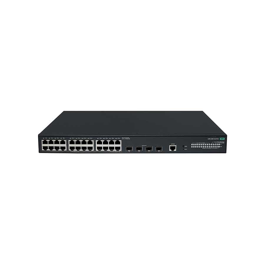 HPE Networking CW 2050 20p 10/100/1000BASE-T 4p Smart Rate 1/2.5GbE PoE+ 4p SFP 420W Switch HPE