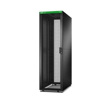 Easy Rack 600mm/42U/1000mm, with Roof, Side panel,castors,feet and 4 Brackets, No Bottom, black