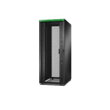Easy Rack 800mm/42U/1200mm with Roof, Side panel,castors,feet and 4 Brackets, No Bottom, black