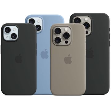 iPhone 15 Series Silicone Cases with MagSafe