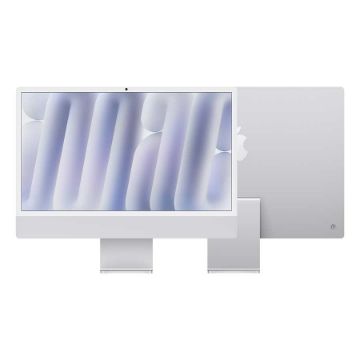 Apple 24inch iMac with Retina 4.5K display, Nano-texture glass: Apple M4 chip with 10 core CPU and 10 core GPU, 256GB SSD, 16GB - Silver