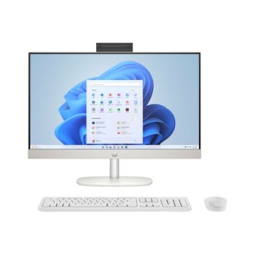 HP AIO 27` FHD Ultra7-155U/16GB DDR-5/512SSD/DOS/WHITE/3YOS
