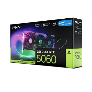 PNY GeForce RTX™ 5060 8GB ARGB Overclocked Triple Fan
