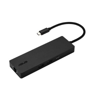 ASUS 8-in-1 USB-C Dock DC210 / HDMI 4K@60Hz / 100W PD / GbE / USB-A & USB-C / SD/MicroSD